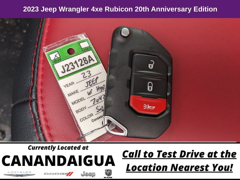 New 2023 Jeep Wrangler Unlimited Rubicon 4xe AWD/4WD image 32
