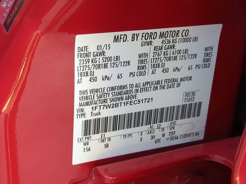 Used 2015 Ford F250 Lariat w/ Lariat Ultimate Package image 34