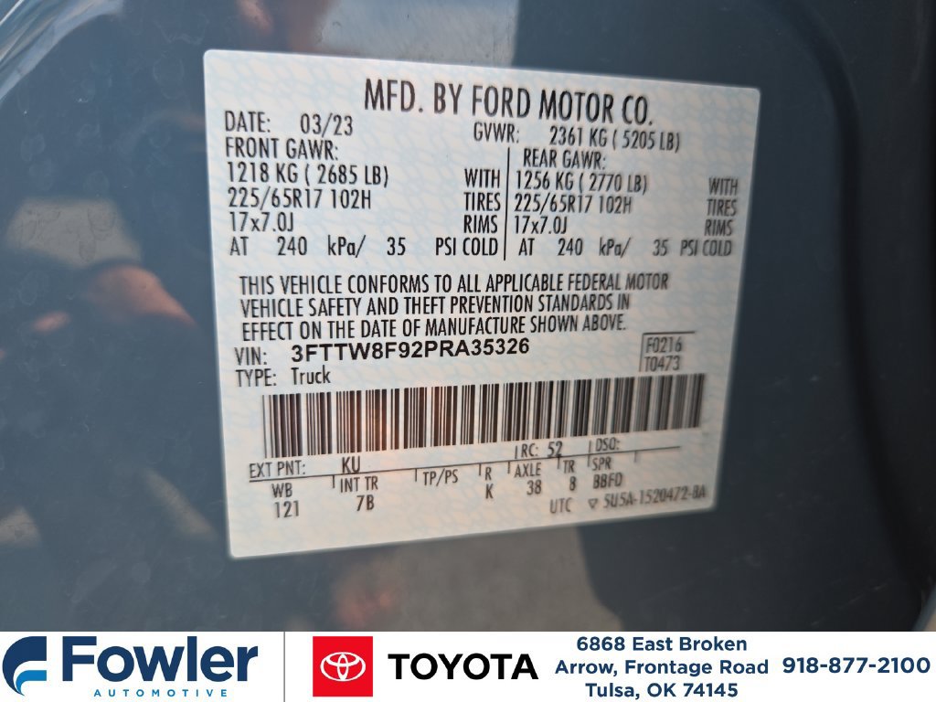 Used 2023 Ford Maverick XLT w/ Equipment Group 300A Standard AWD/4WD image 28