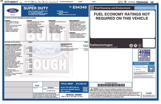 New 2026 Ford F250 XL w/ XL Chrome Package AWD/4WD image 6