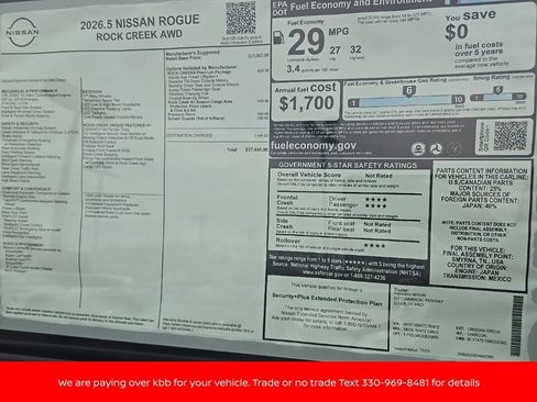 New 2026 Nissan Rogue SV w/ Rock Creek Premium Package AWD/4WD image 39