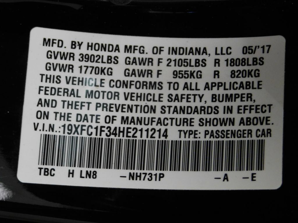 Used 2017 Honda Civic EX-T image 71