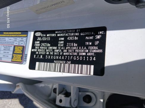 Used 2015 Kia Optima EX w/ EX Premium Package FWD image 10