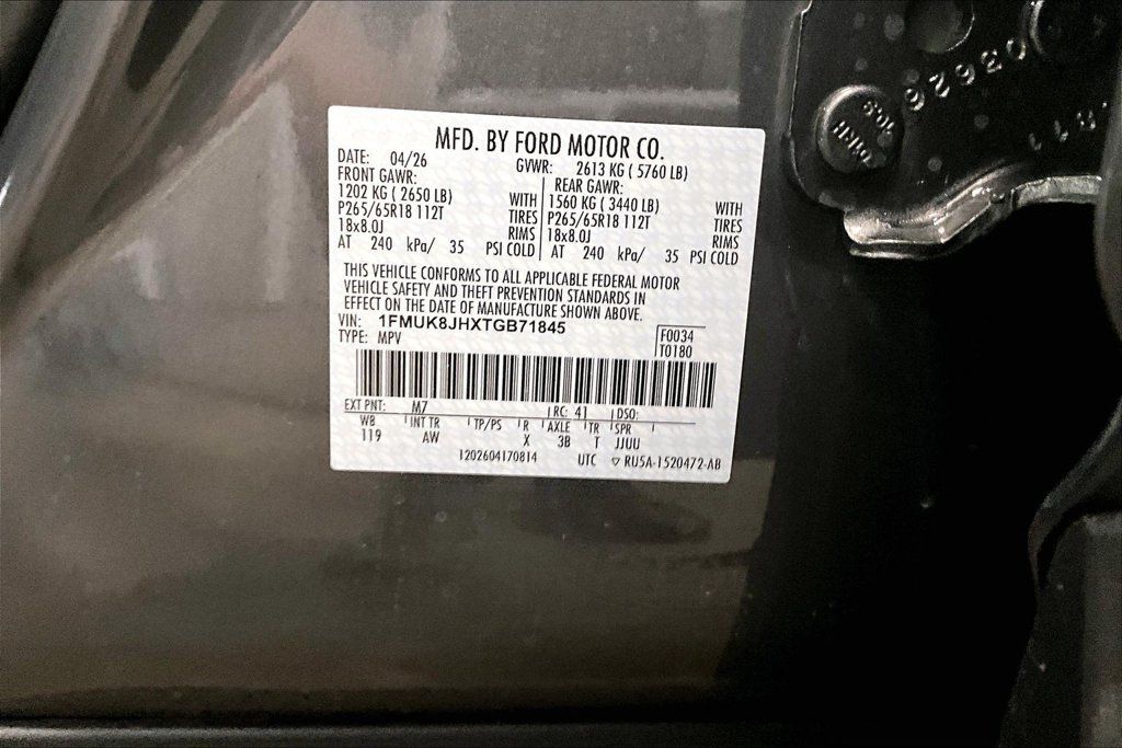 Certified 2026 Ford Explorer Tremor w/ Tremor Convenience Package AWD/4WD image 16