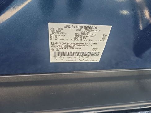 Used 2017 Ford Explorer Limited w/ Equipment Group 303A image 30