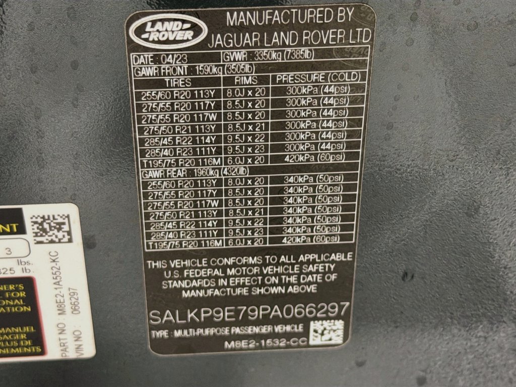 Certified 2023 Land Rover Range Rover SE AWD/4WD image 34