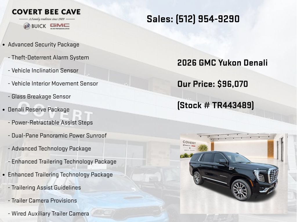 New 2026 GMC Yukon Denali w/ Denali Reserve Package AWD/4WD image 19