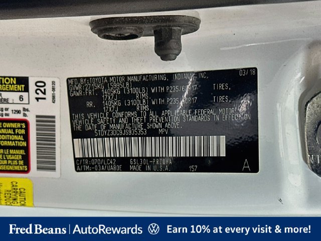 Used 2018 Toyota Sienna XLE Premium FWD image 41
