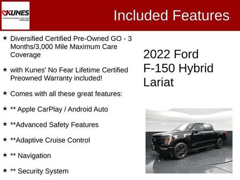 Used 2022 Ford F150 Lariat AWD/4WD image 2