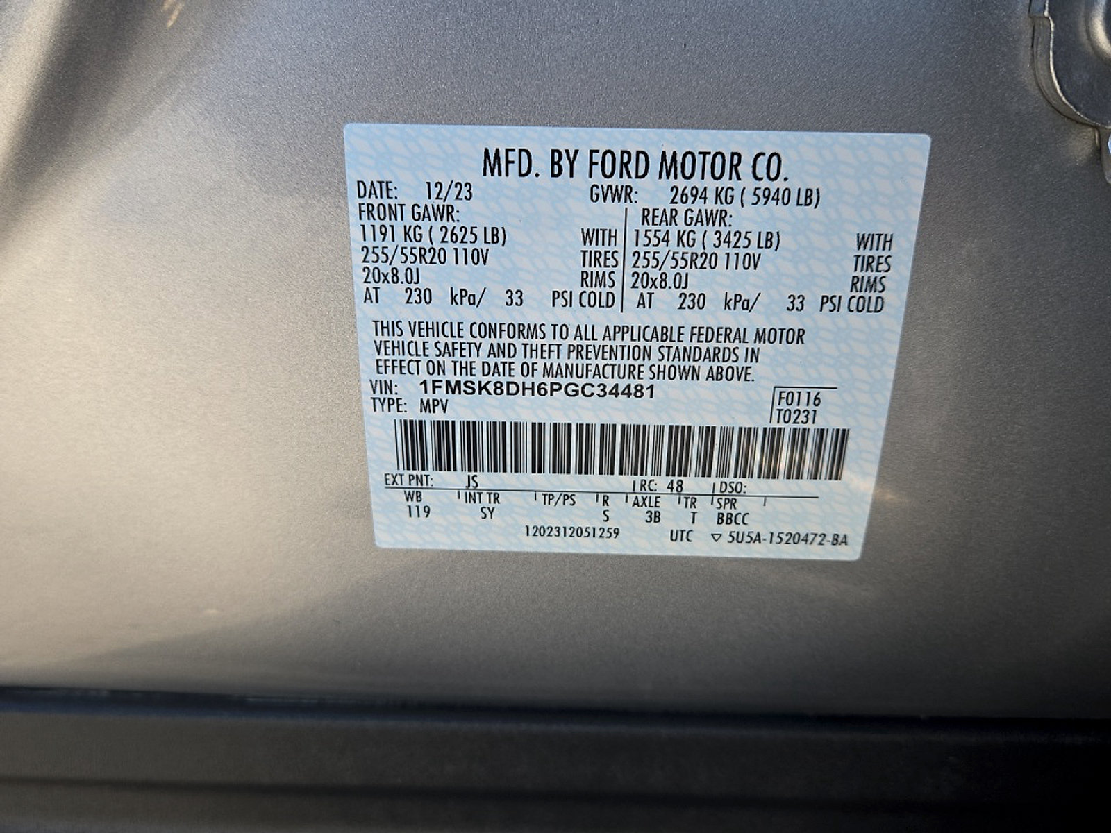 Certified 2023 Ford Explorer XLT w/ Equipment Group 202A AWD/4WD image 26