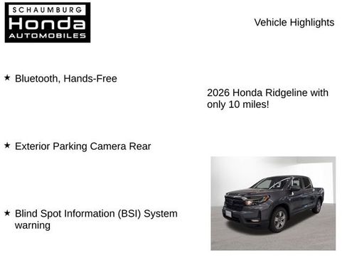 New 2026 Honda Ridgeline RTL image 7