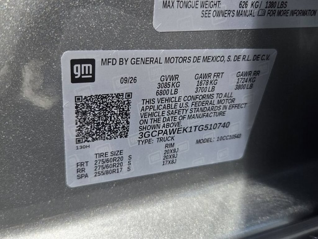New 2026 Chevrolet Silverado 1500 RST w/ RST Select Package RWD image 18