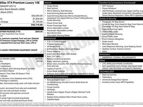 Certified 2023 Cadillac XT4 Premium Luxury w/ Cold Weather Package image 7