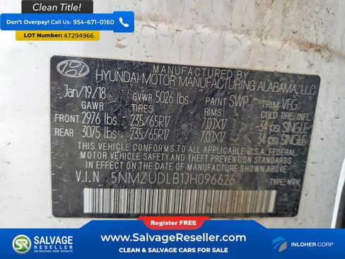 Used 2018 Hyundai Santa Fe Sport w/ 2.4L Tech Package 04 image 3