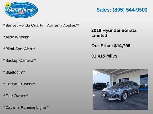 Used 2019 Hyundai Sonata Limited w/ Ultimate Package 04 FWD image 5