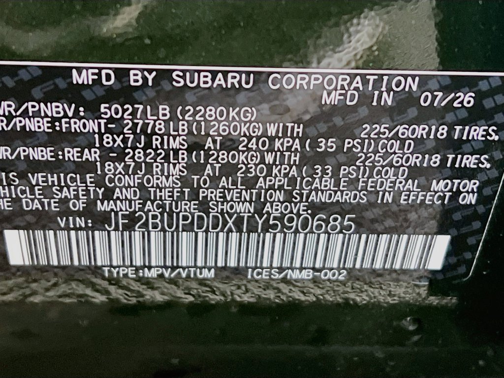 New 2026 Subaru Outback Limited AWD/4WD image 24