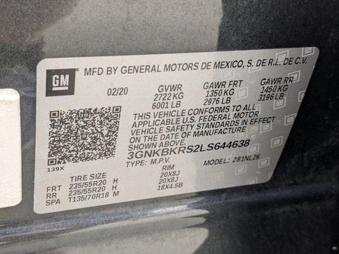 Used 2020 Chevrolet Blazer RS w/ LPO, Cargo Package AWD/4WD image 33