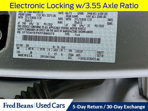 Used 2015 Ford F150 XLT w/ Equipment Group 302A Luxury image 35