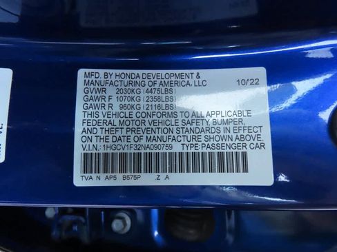 Certified 2022 Honda Accord Sport image 25