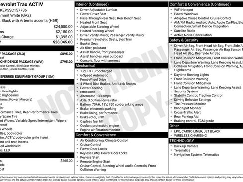 Used 2025 Chevrolet Trax ACTIV w/ Sunroof Package image 11