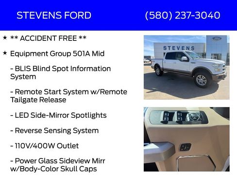 Used 2016 Ford F150 Lariat w/ Equipment Group 501A Mid image 6