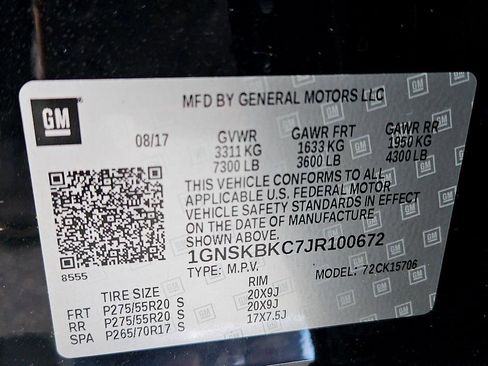 Used 2018 Chevrolet Tahoe LT w/ LT Signature Package image 27