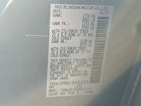 Certified 2025 INFINITI QX60 Luxe w/ Black Edition image 60