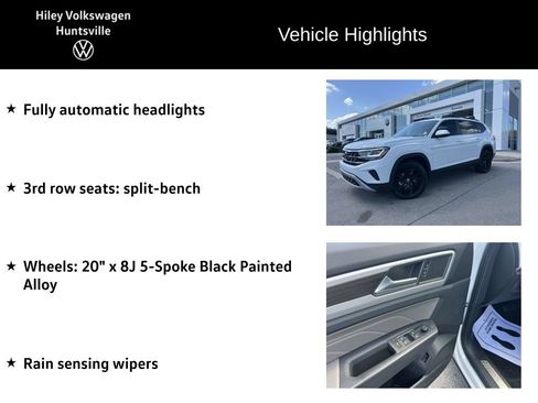Certified 2023 Volkswagen Atlas SE w/ Black Wheel Package FWD image 13