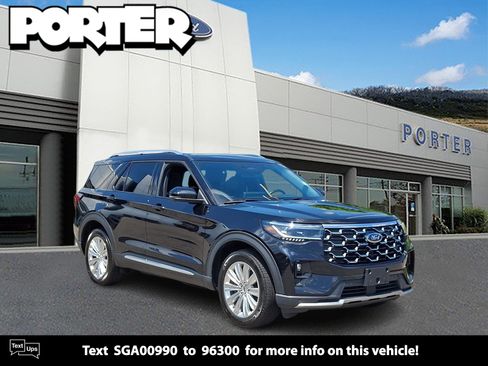 Certified 2025 Ford Explorer Platinum w/ LUX Leather Package AWD/4WD image 1