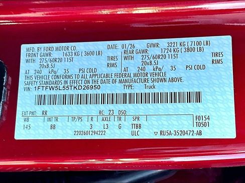 New 2026 Ford F150 Lariat image 13