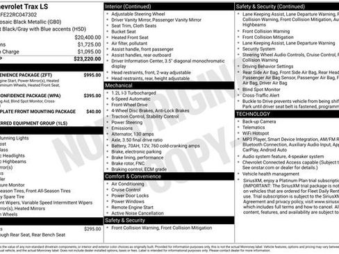 Used 2024 Chevrolet Trax LS w/ LS Convenience Package FWD image 29