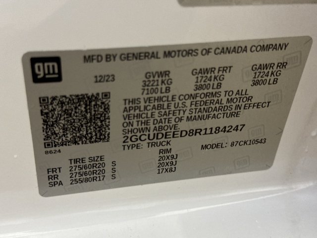 Certified 2024 Chevrolet Silverado 1500 RST w/ Convenience Package II AWD/4WD image 29