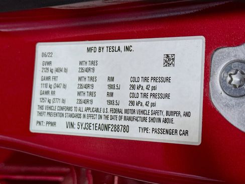 Used 2022 Tesla Model 3 Standard Range image 39