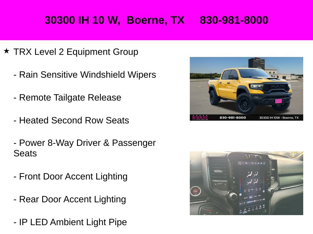 Used 2023 RAM 1500 TRX w/ TRX Level 2 Equipment Group AWD/4WD image 30