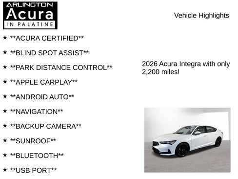 Used 2026 Acura Integra A-Spec FWD image 7