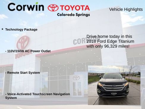 Used 2018 Ford Edge Titanium w/ Technology Package FWD image 6