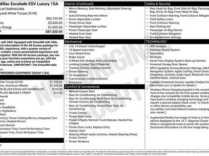 Used 2021 Cadillac Escalade ESV Luxury