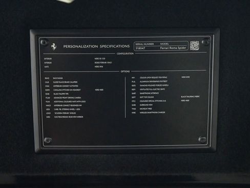 Certified 2025 Ferrari Roma Spider image 65