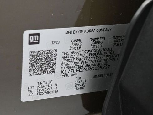 Used 2024 Chevrolet Trax LS w/ LS Convenience Package image 17