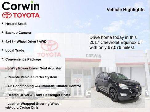 Used 2017 Chevrolet Equinox LT w/ Convenience Package AWD/4WD image 6