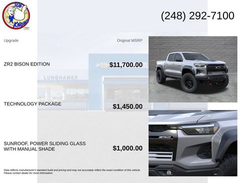 New 2026 Chevrolet Colorado ZR2 w/ ZR2 Bison Edition AWD/4WD image 5
