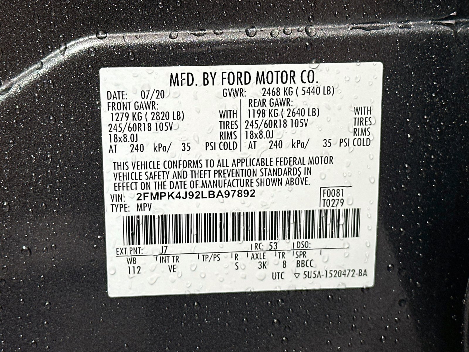 Used 2020 Ford Edge SEL w/ Convenience Package AWD/4WD image 32