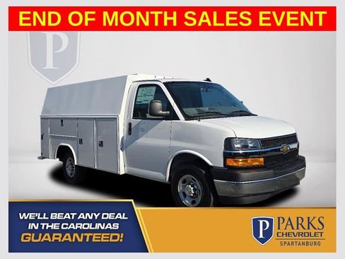 New 2025 Chevrolet Express 3500 w/ Power Convenience Package RWD image 1