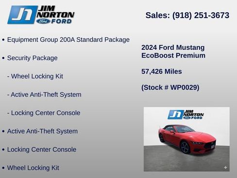 Used 2024 Ford Mustang Premium RWD image 8