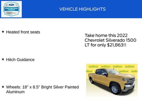 Used 2022 Chevrolet Silverado 1500 LT AWD/4WD image 20