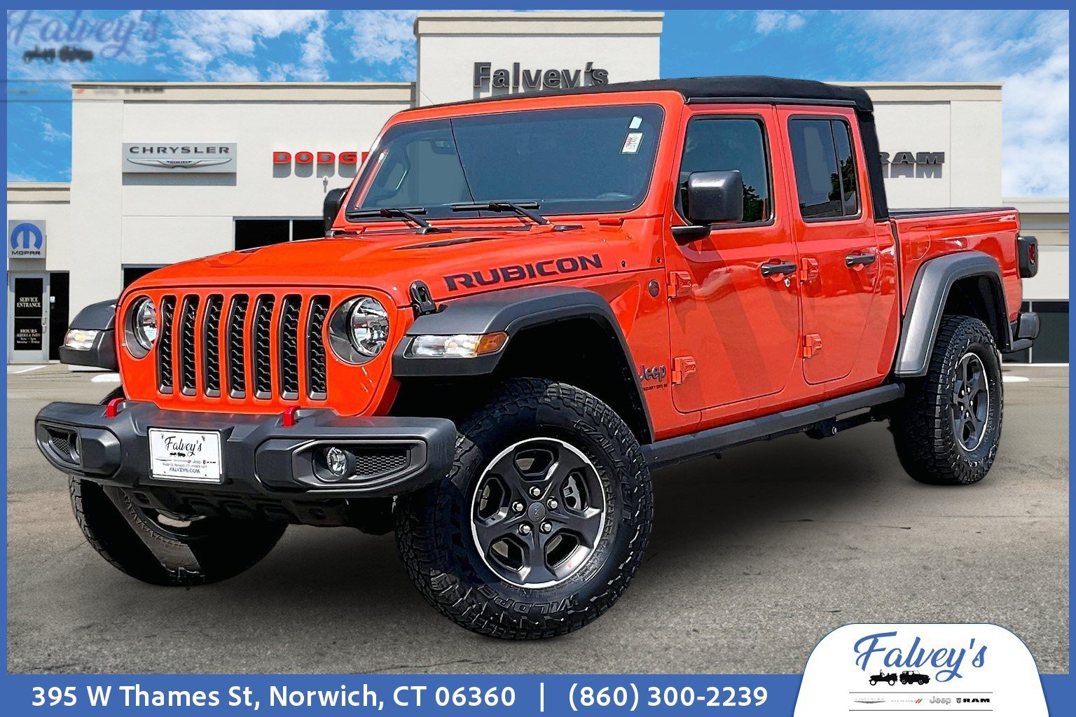 Certified 2023 Jeep Gladiator Rubicon w/ Cold Weather Group AWD/4WD image 1