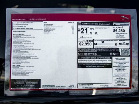 New 2026 Jaguar F-PACE R-Dynamic S image 32