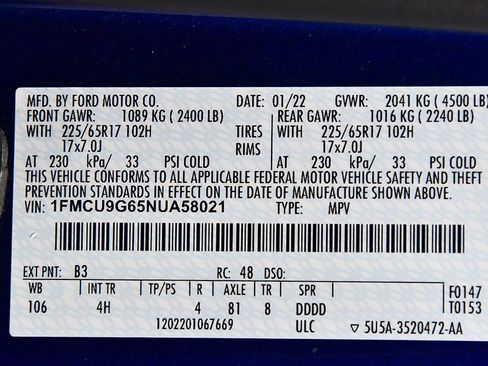 Used 2022 Ford Escape SE w/ Convenience Package image 14