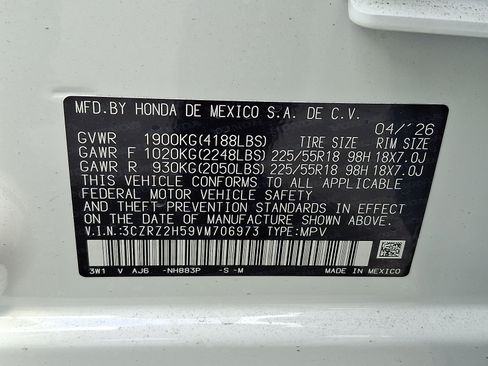 New 2027 Honda HR-V Sport image 10