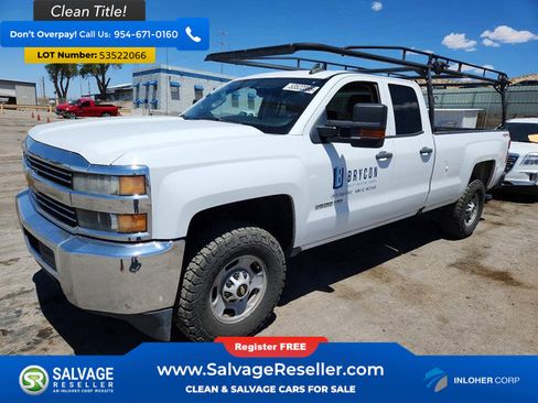 Used 2016 Chevrolet Silverado 2500 W/T w/ WT Convenience Package AWD/4WD image 1